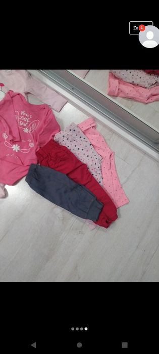 Paka zestaw ubrań dla dziewczynki dla dziecka 68 74