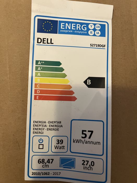 Монітор Dell S2719DGF (210-AQVP) в новому стані