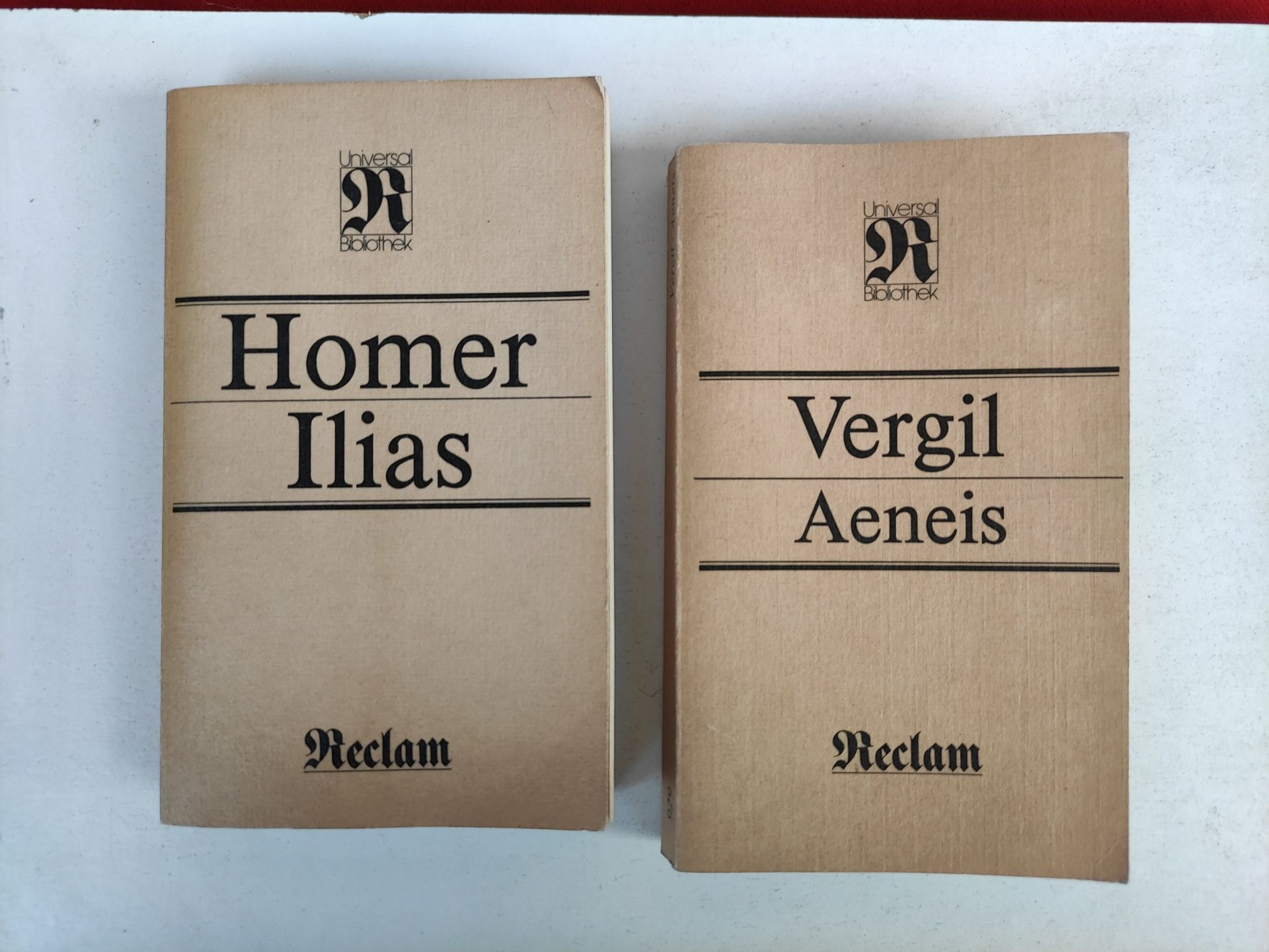 Homer Ilias, Vergil Aeneis