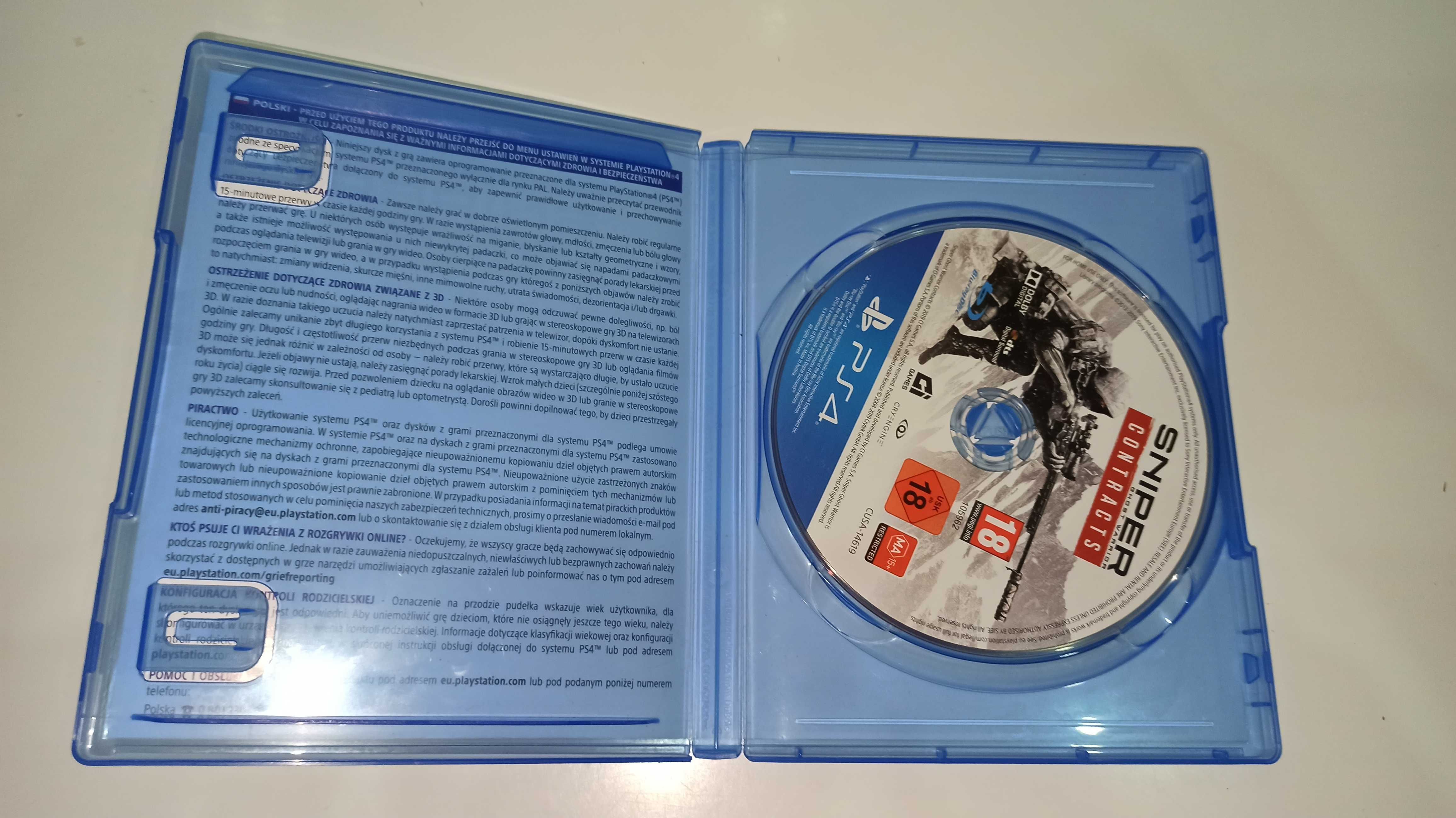 ps4 SNIPER GHOST WARRIOR CONTRACTS PL snajperska, polska dystrybucja 1