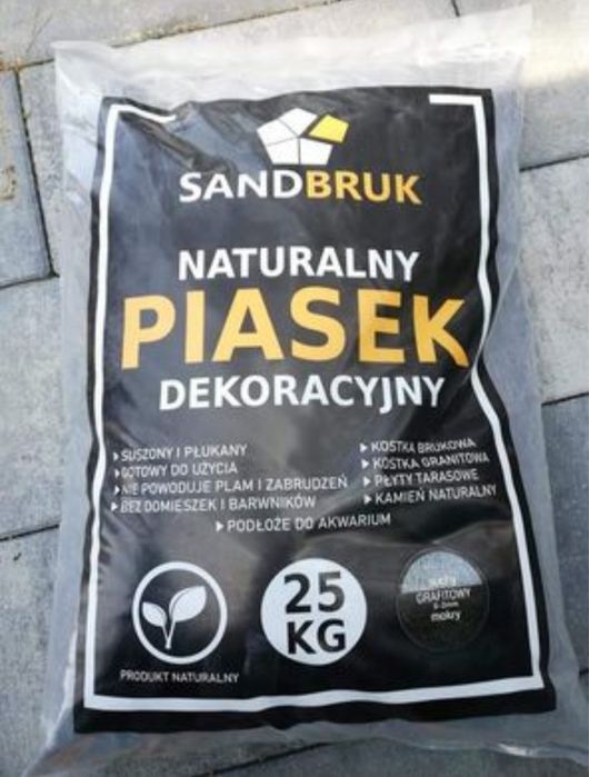 Naturalny piasek dekoracyjny