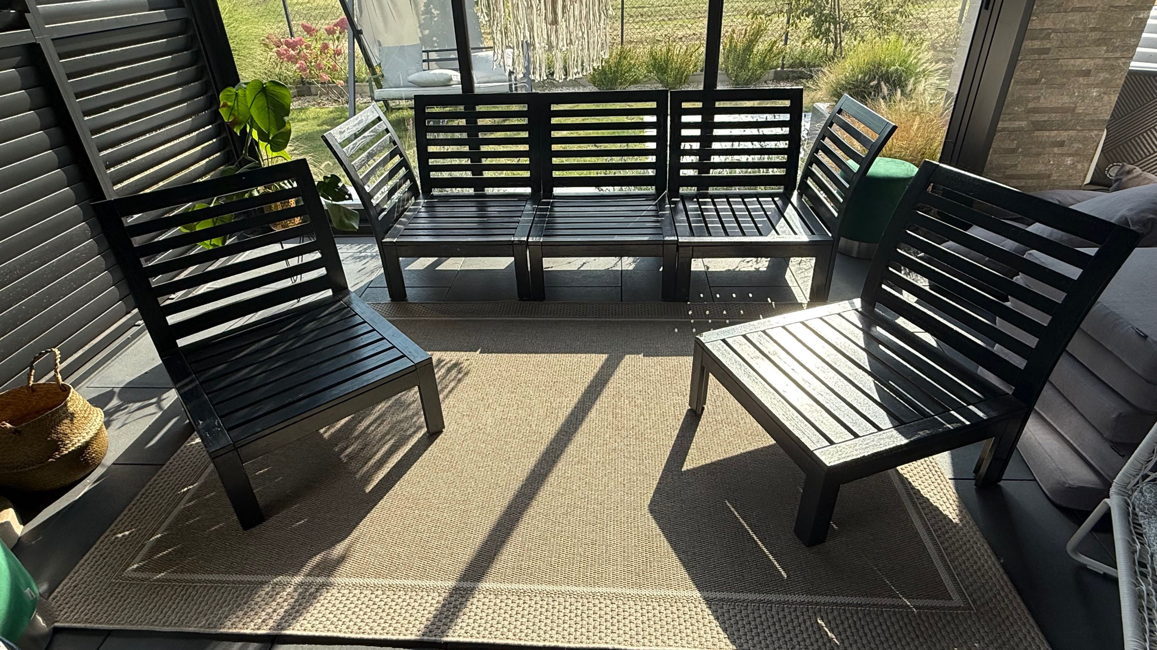 Meble ogrodowe Ikea Applaro 5 modułów