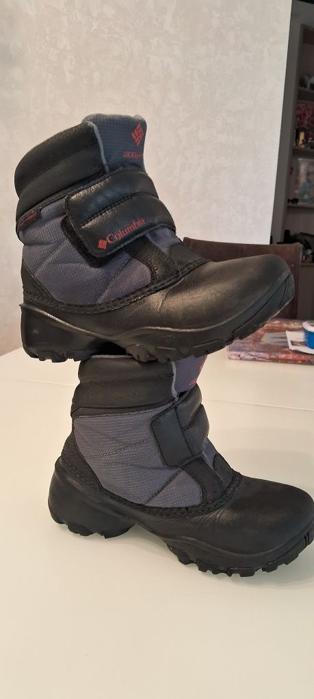 Зимні черевики columbia 33 р оригінал!
