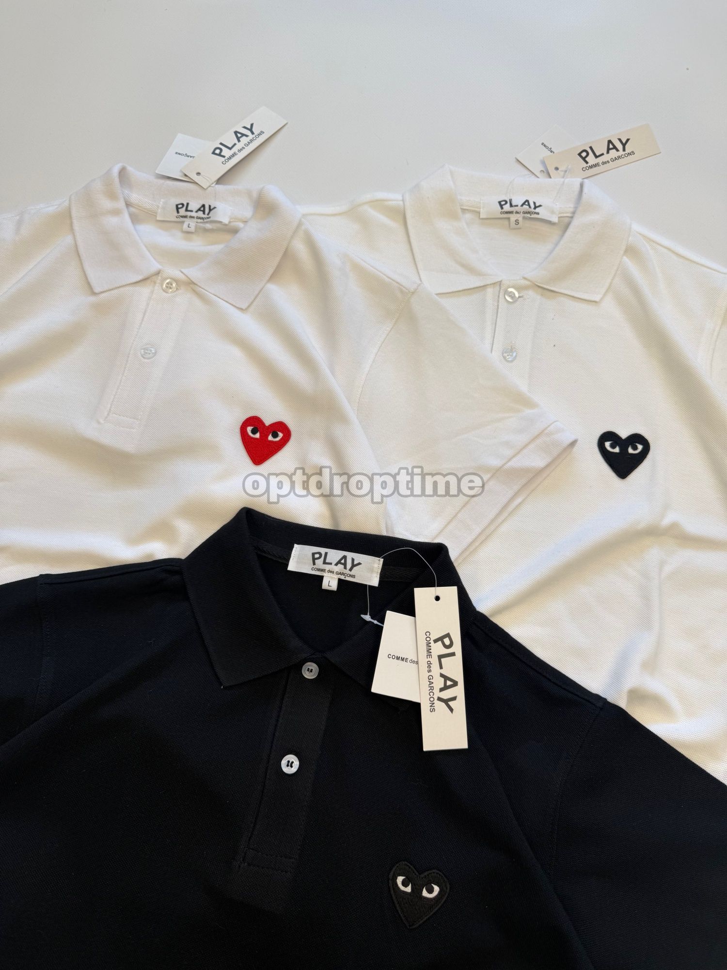 Футболка поло CDG Play / comme des garcons polo