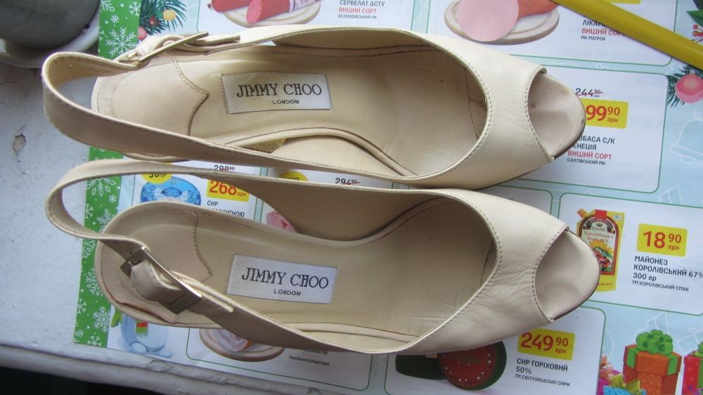 Туфли женские Jimmy Choo размер 38.5, стелька 25.5 см