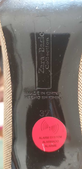 Sapato peep toe da Zara