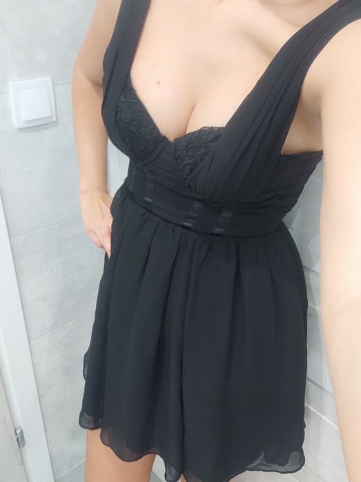 Sukienka czarna s/m Sylwester