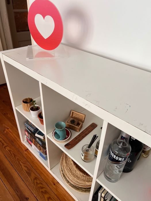 Armário Ikea para decoração de sala de estar