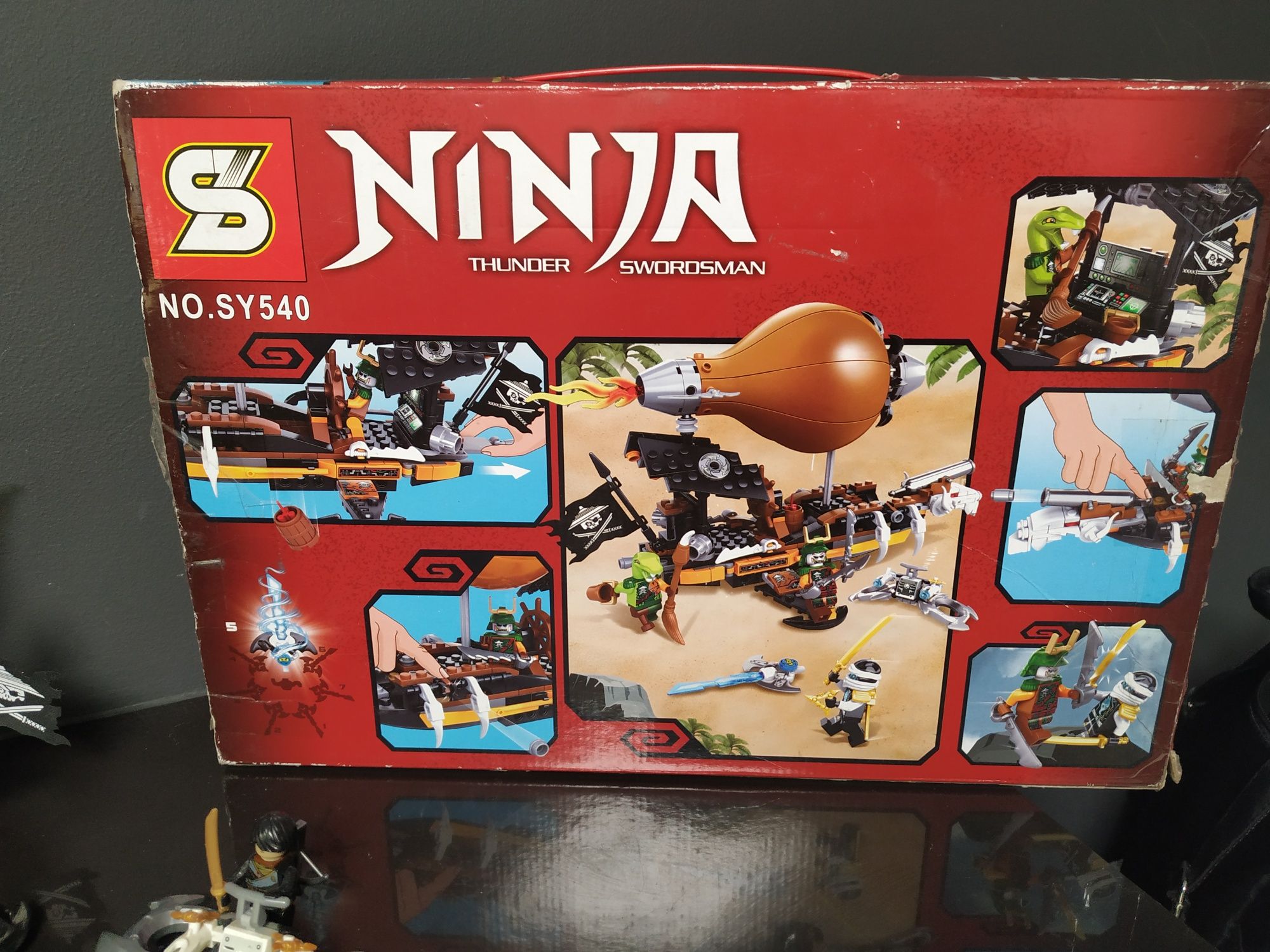 Конструктор Ninja NO. SY540 Дирижабль штурмовик, игрушки для мальчика