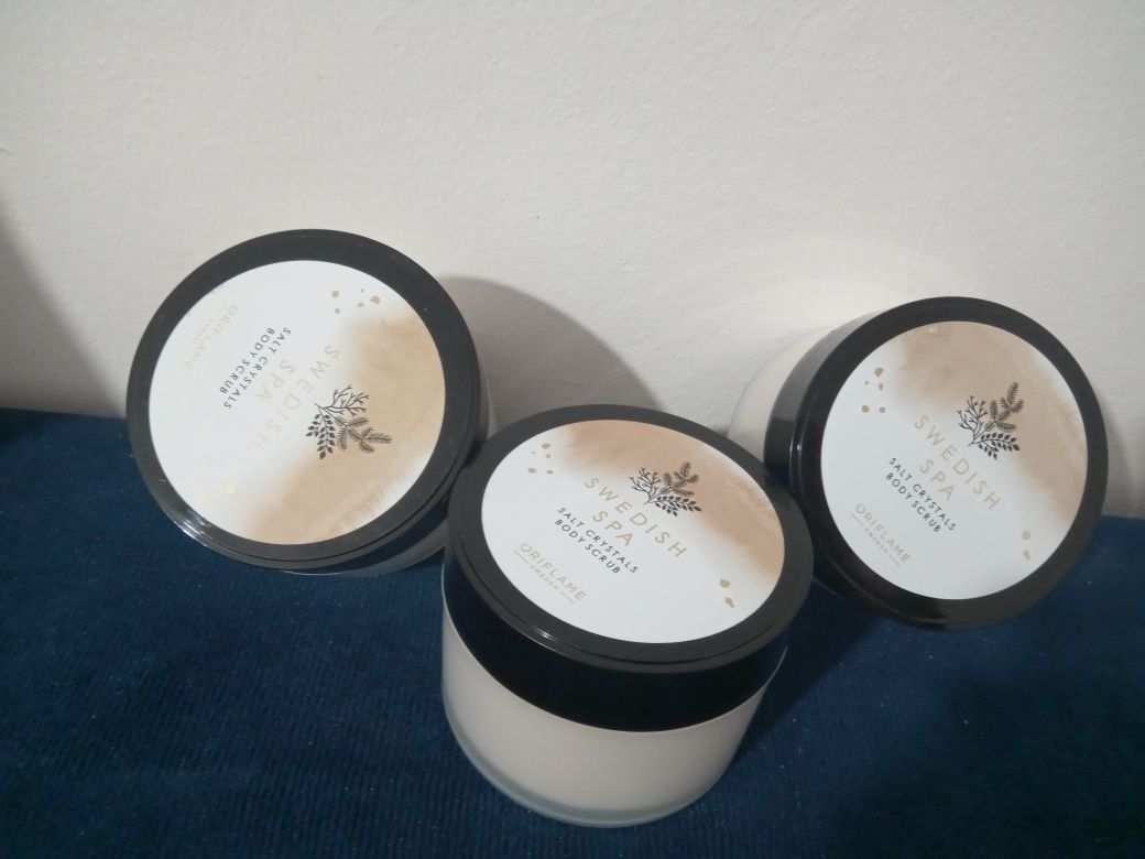 Swedish spa scrub 3 szt zestaw !