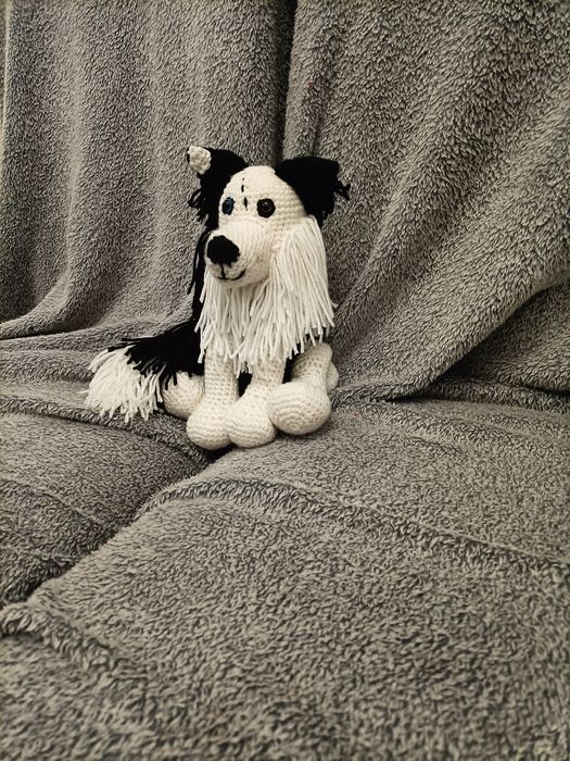 Pies szydełko handmade