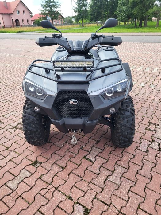 Quad Kymco mxu 700 wyciągarka, hak