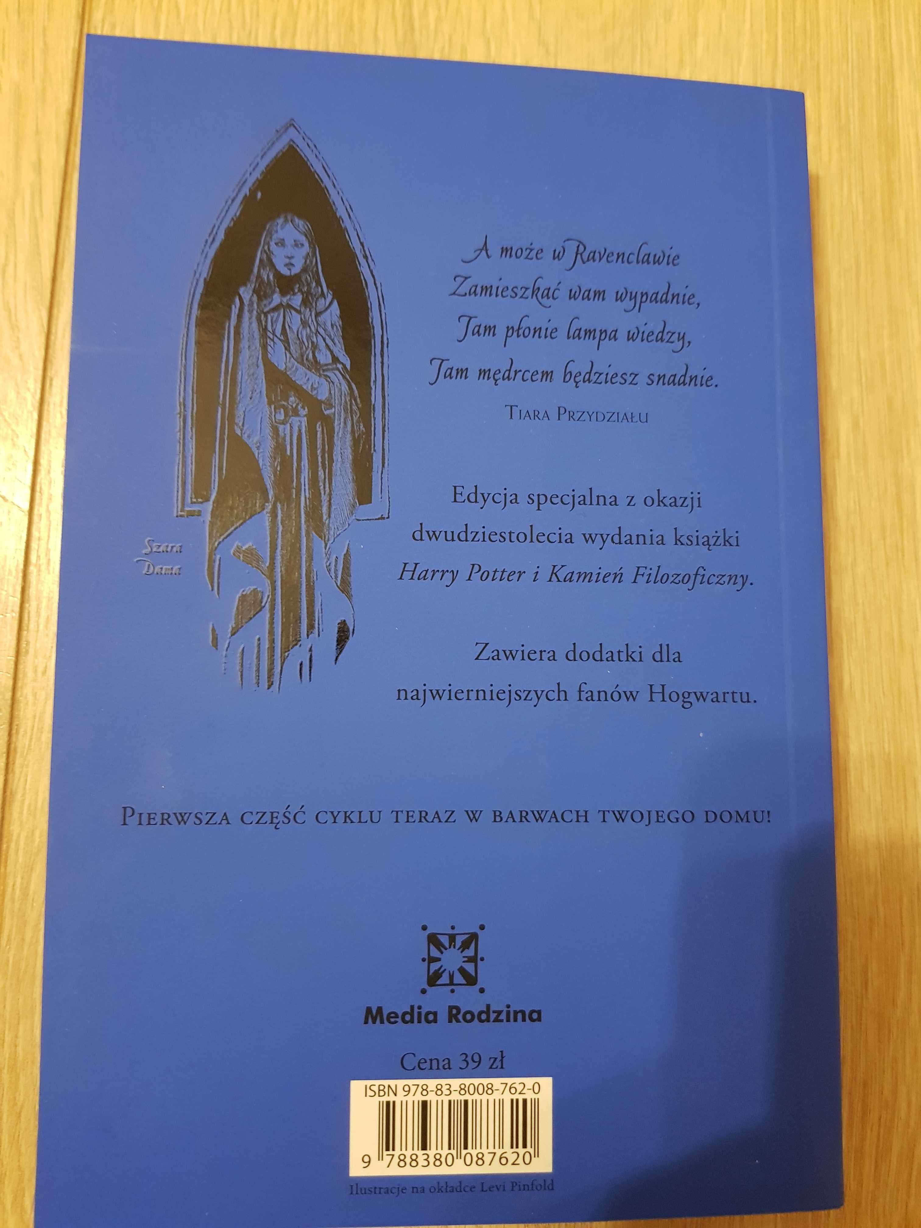 Harry Potter i kamień filozoficzny Ravenclaw Pruszków książka