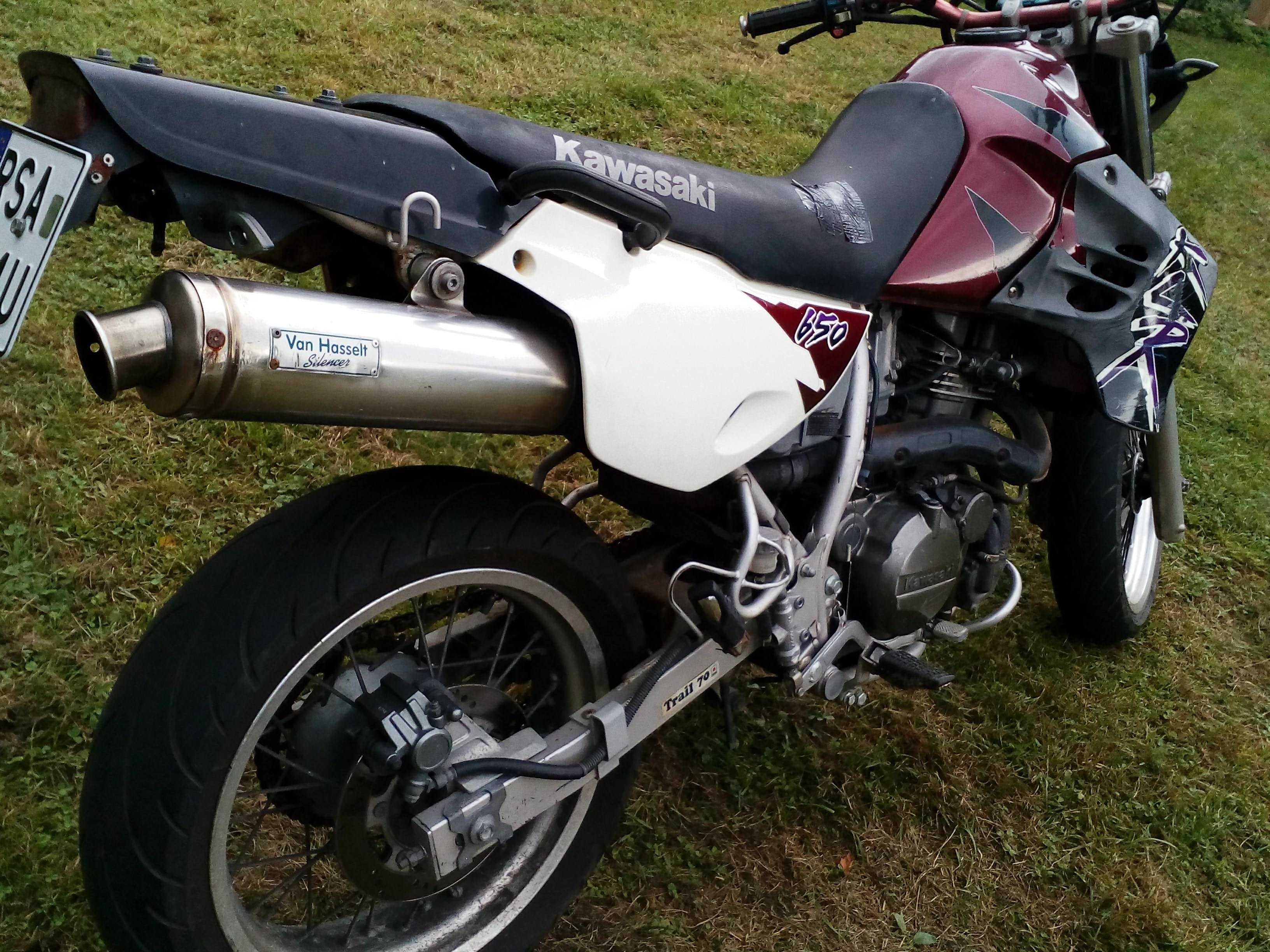 Kawasaki Klr 650 super moto 99 zarejestrowany