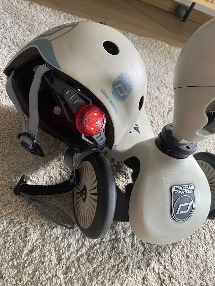 Scoot and ride hulajnoga plus kask