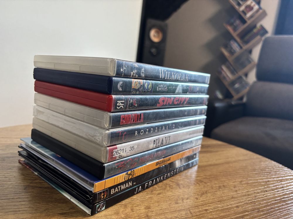 Zestaw filmow DVD - 10 szt - TO Piła Wilkołak Barman 300 Lektor PL