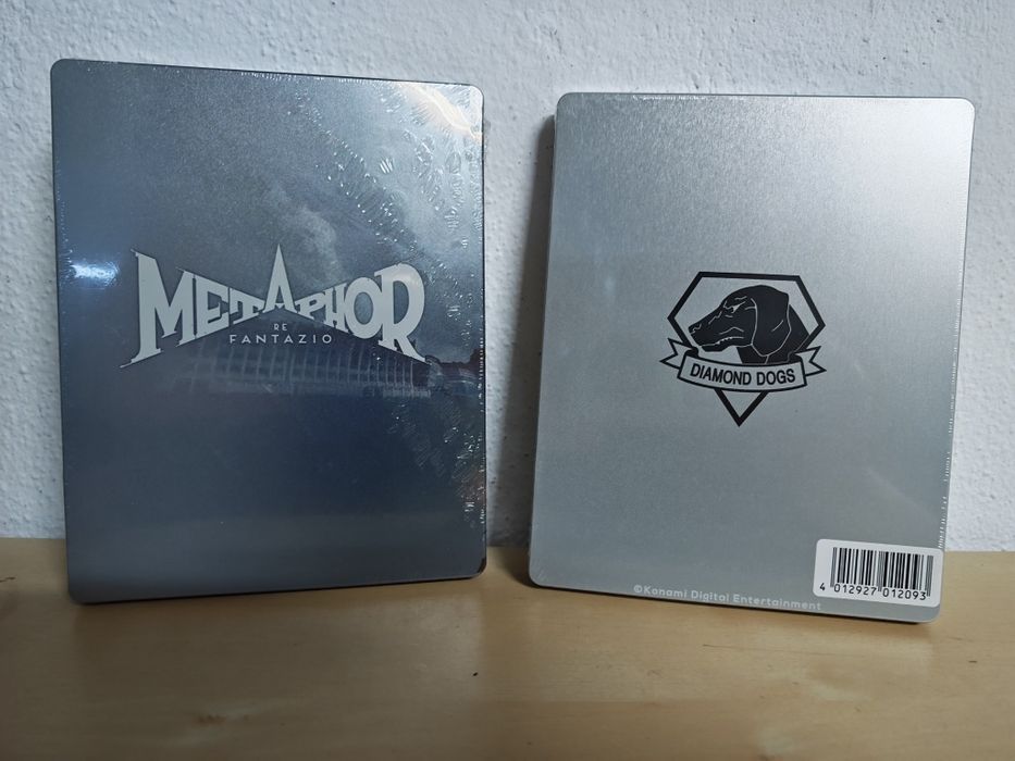 2 Steelbooks Metaphor + Metal Gear Solid V