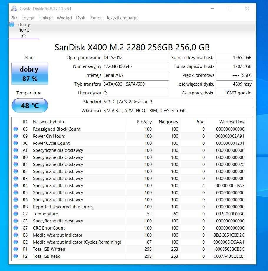 Dell Latitude 7280/i5-7300U / 8gb Ram / SSD M2 256 / Dotykowy 12.5 ips
