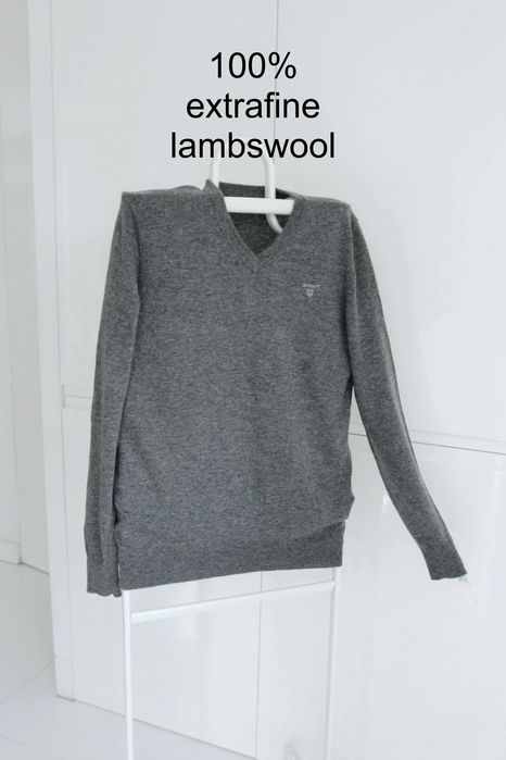 GANT 100%wełna jagnięca extra fine bez wad M