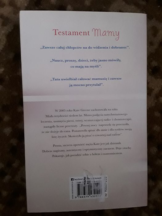 Testament mamy St John Greene
