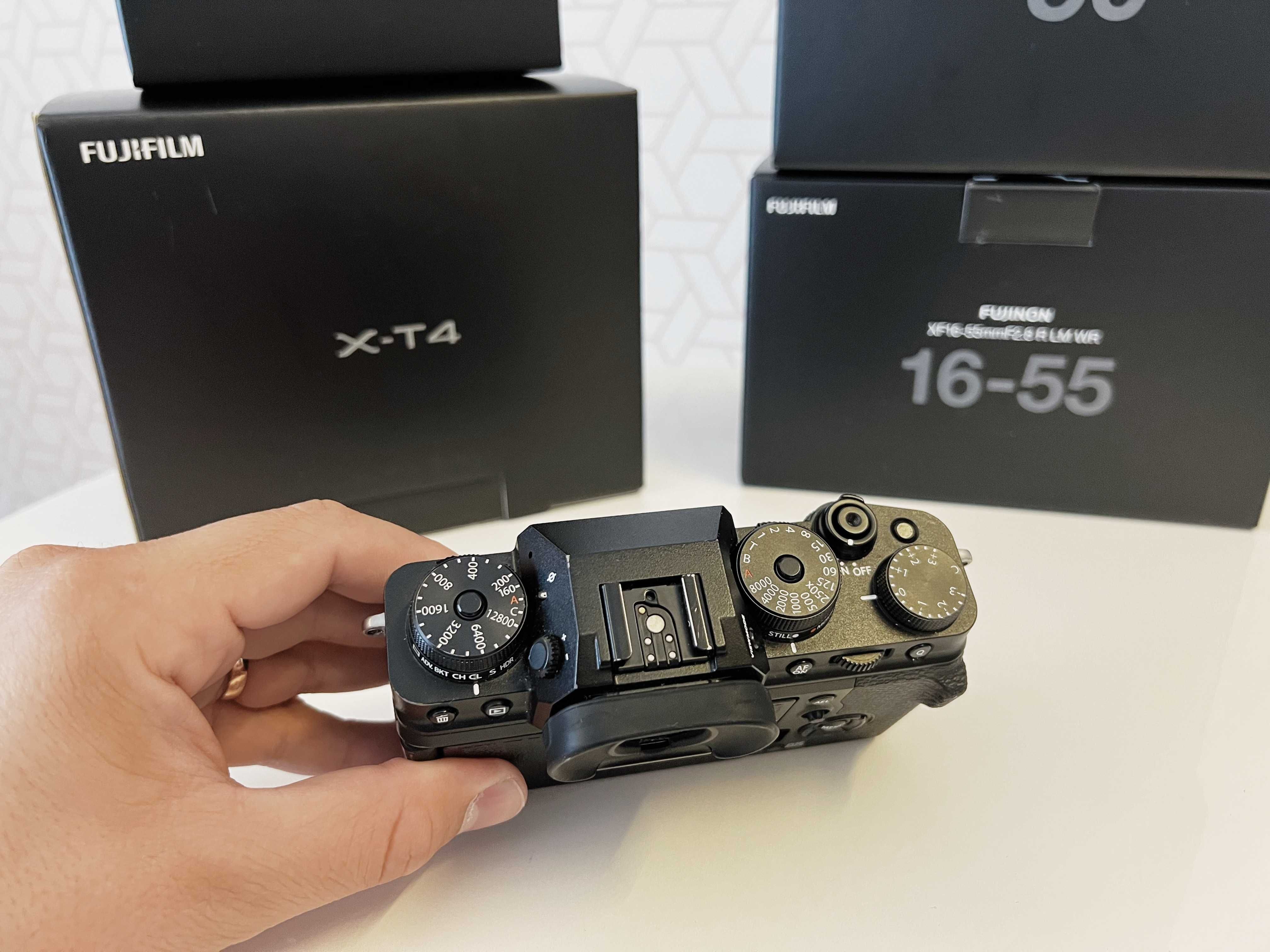 Fujifilm X-T4 com grip e 3 baterias + lentes premium (vendo separado)