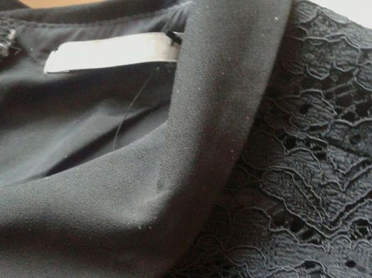 Elegancka koronkowa sukienka firmy Orsay rozm. 38 - czarna wesele