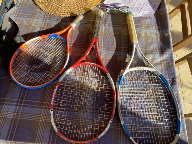 Urgente - raquetes varias tenis, badminton e outras