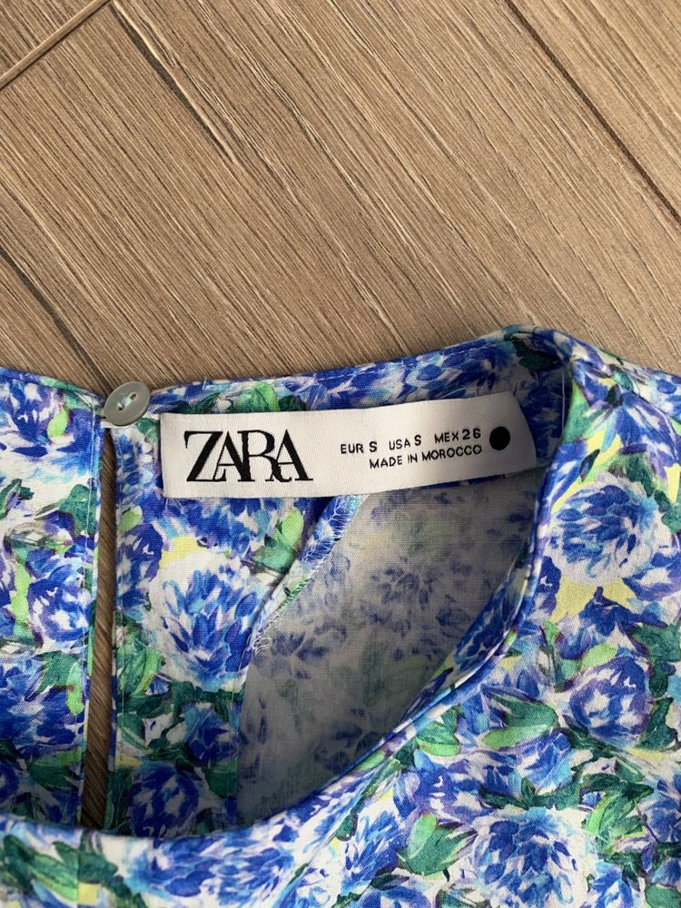 Сорочка Zara з драпіруванням