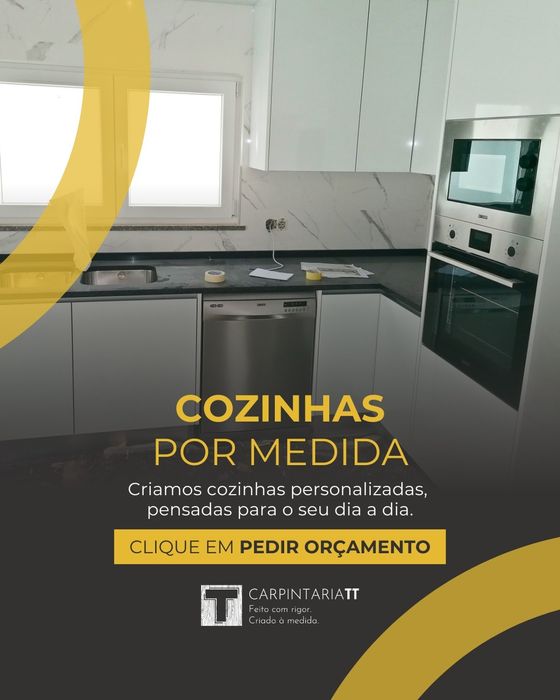 Carpintariatt Fábrica de cozinhas e Roupeiros por Medida de Excelênc