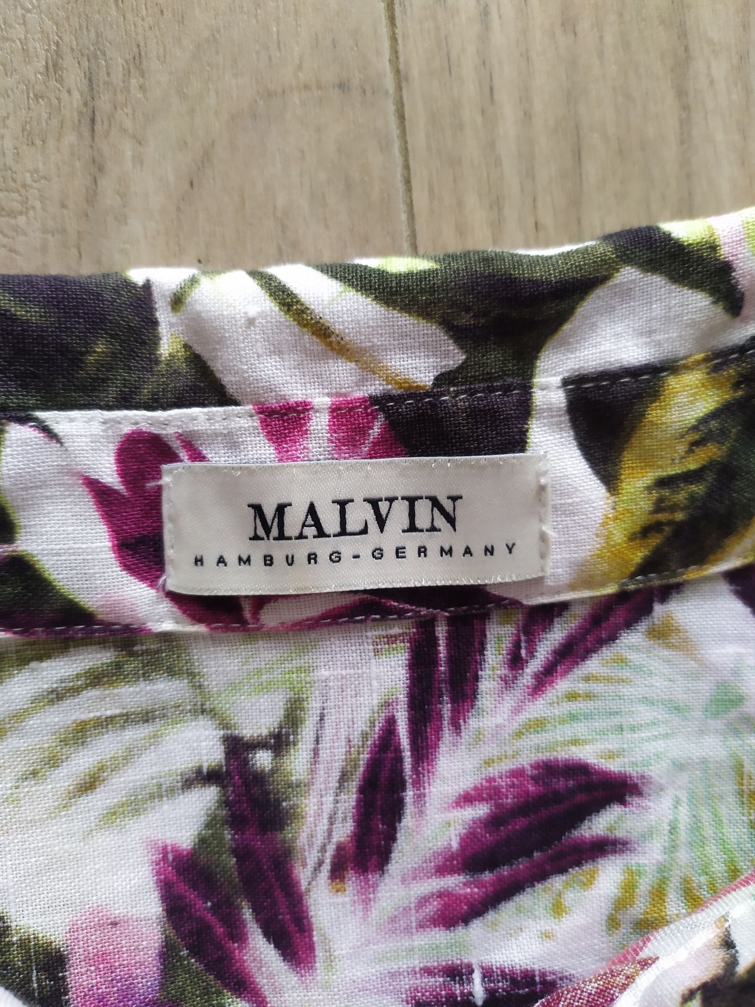 Tunika koszula narzutka Malvin lniana 100% len rozmiar 38/40