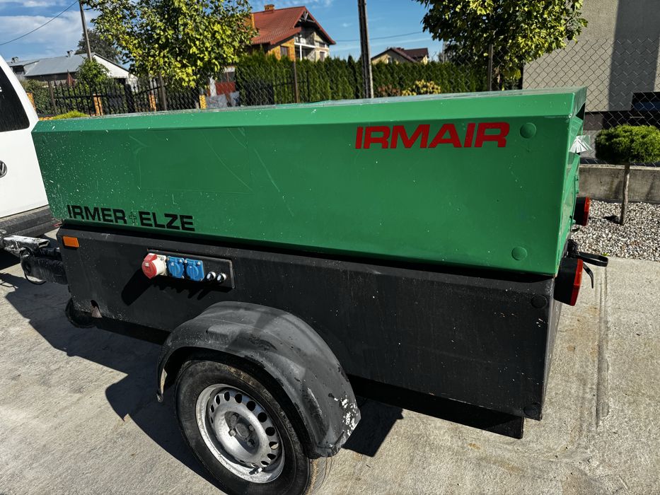 Kompresor srubowy irmair Atlas copco zestaw do piaskowania