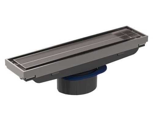 Odpływ liniowy GEBERIT do wklejenia plytki, stal szczotk 154.455.00.1