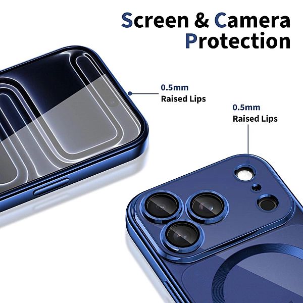 Tech-Protect Magflex Magsafe Iphone 17 Pro Shiny Deep Blue