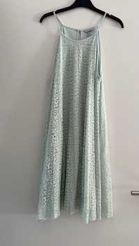 Vestido verde (menta) H&M, S