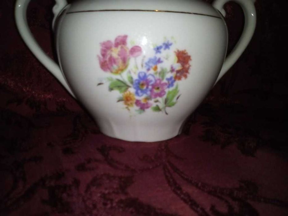 Фарфор сахарница, Барановкий Фз, винтаж 50-е гг