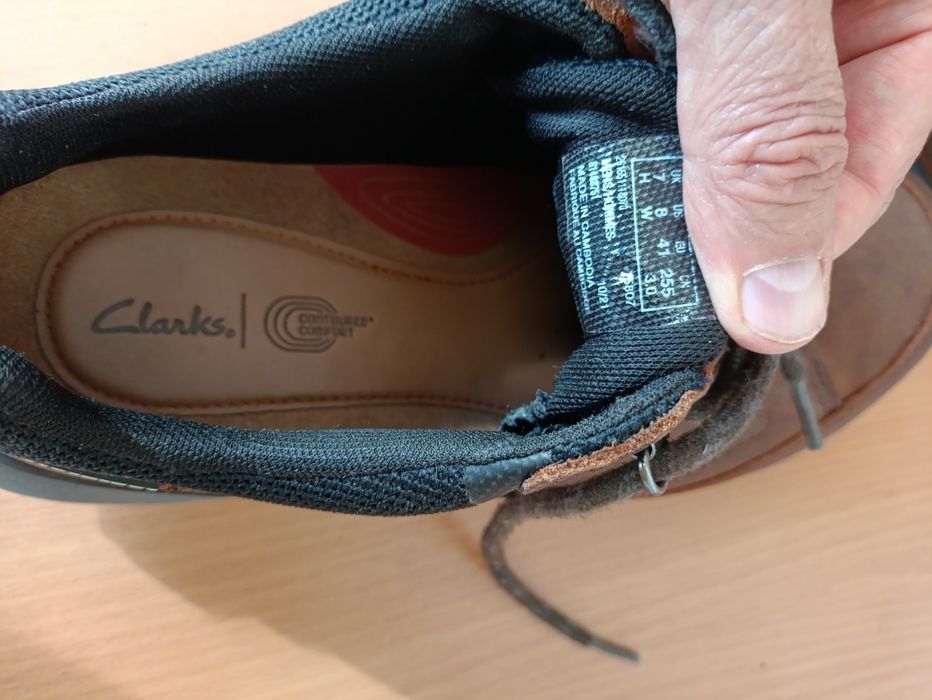 Демисезонные ботинки CLARKS р.41