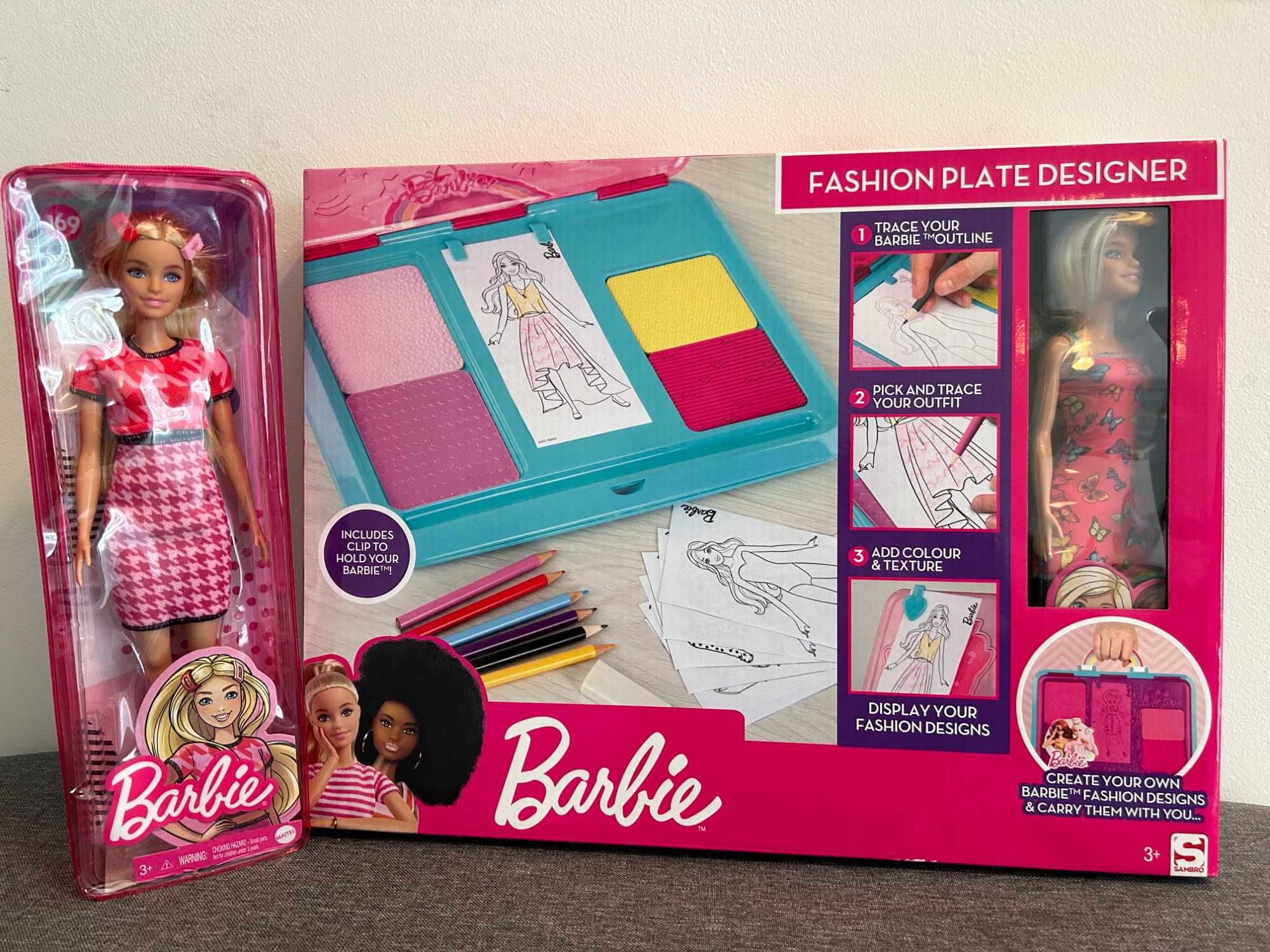 Barbie kreatywny zestaw projektantki +2 Lalki Barbie