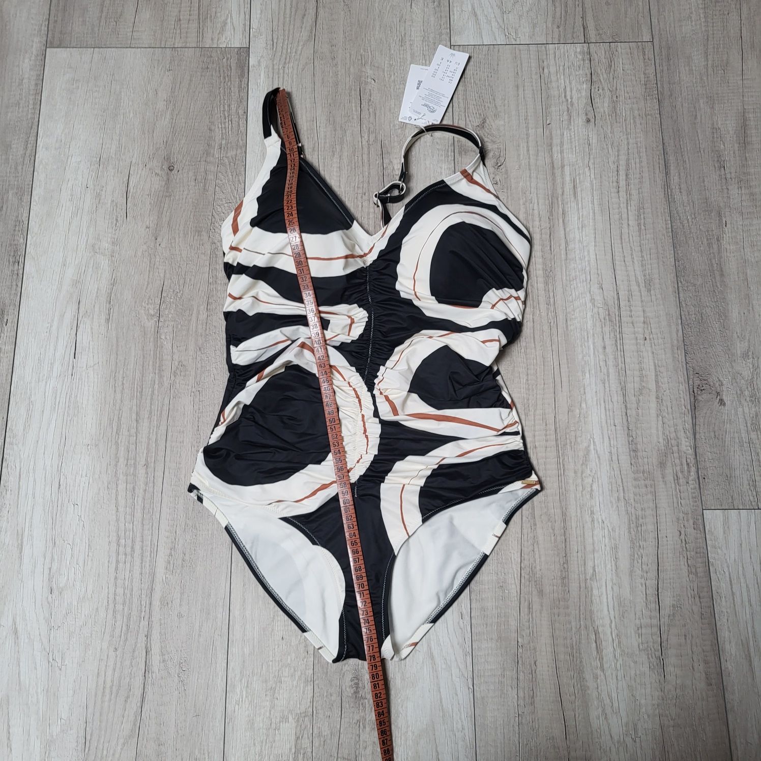 Strój kąpielowy jednoczęściowy Triumph 46E summer Allure krem czarny