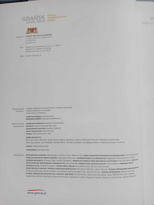 Gdańsk 2010 - 2015 Oblicza architektoniczne miasta