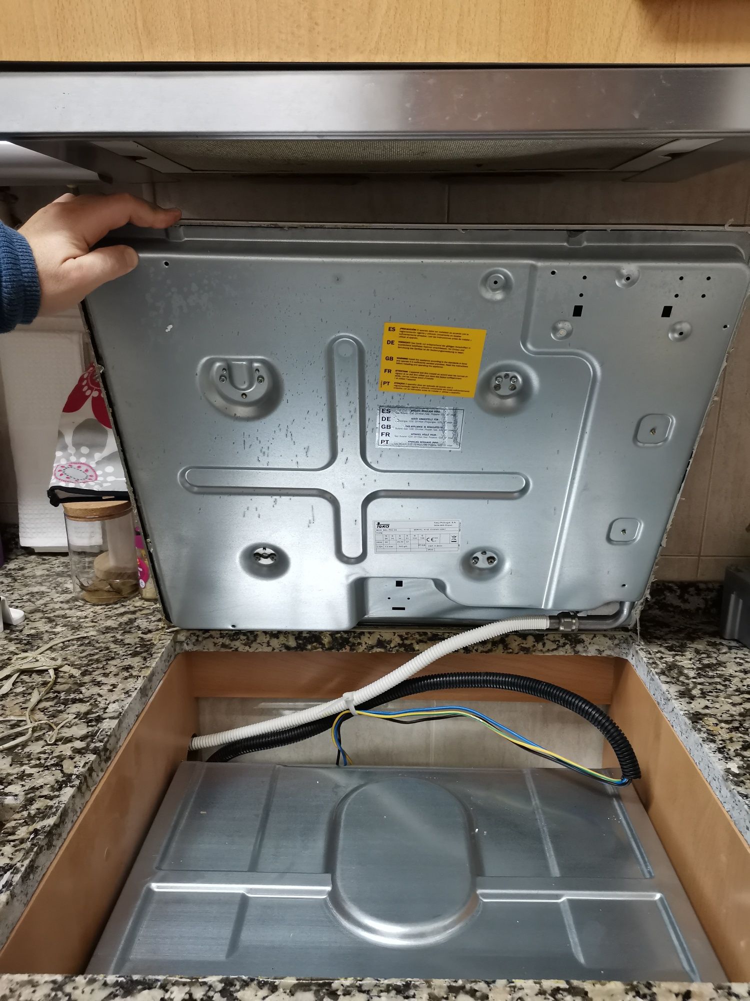 Fogão a gás de encastrar da TEKA