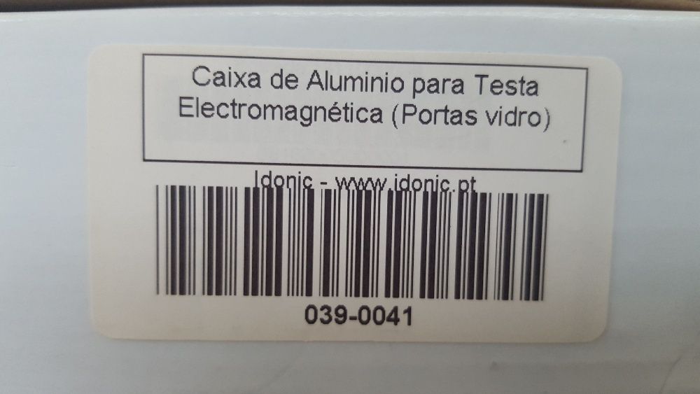 Fechadura / Testa eléctrica para portas + caixa para trinco (NOVO)