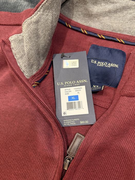 Кофта на блискавці чоловіча U.S. Polo Assn