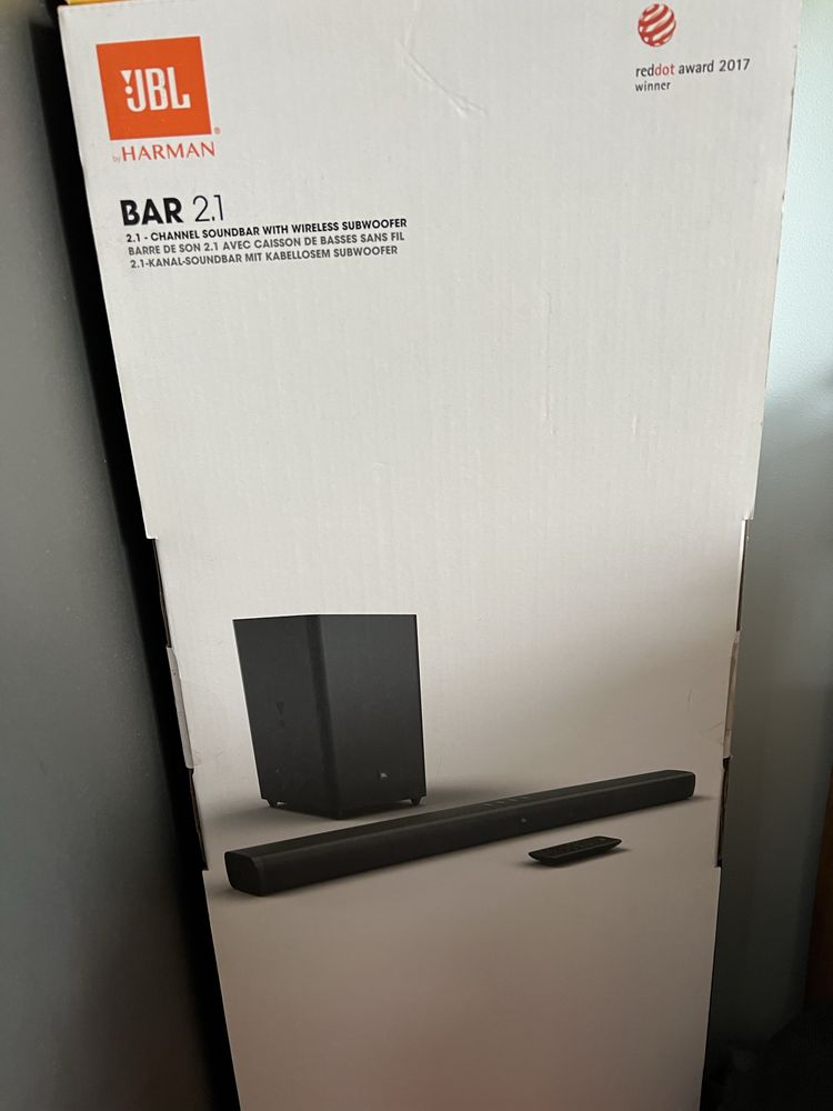 Саундбар JBL Bar 2.1 Black (JBLBAR21BLKEP)