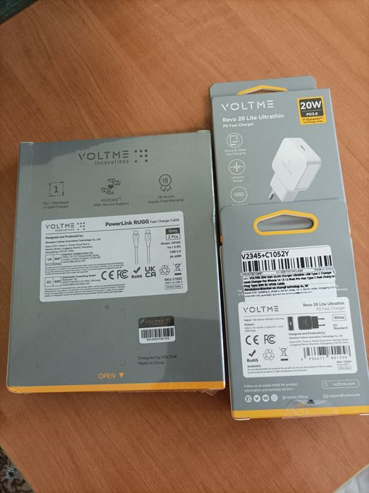 Качественное GAN зарядное VOLTME Revo 35W, 20W