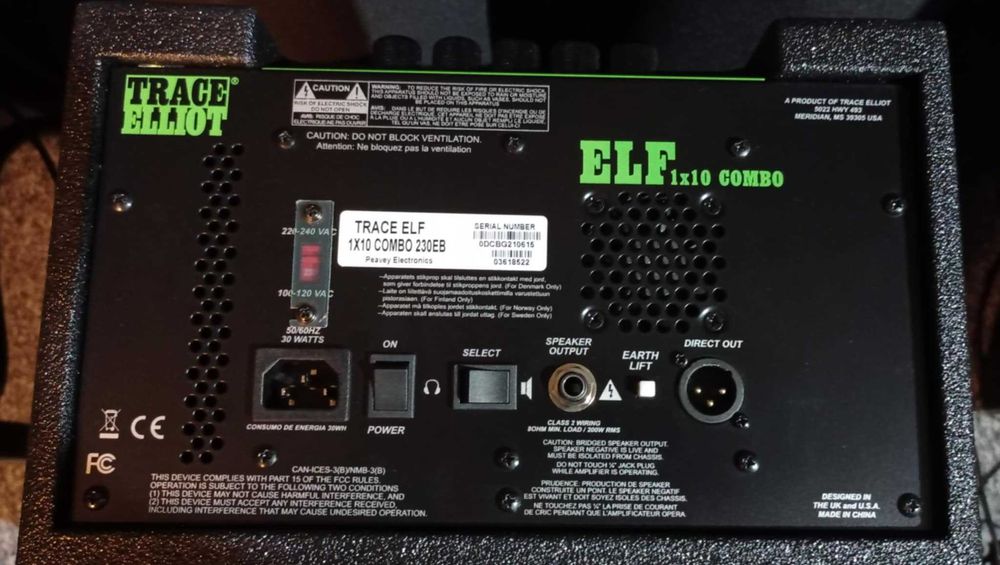 Wzmacniacz Basowy Trace Elliot ELF COMBO 1x10