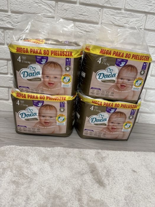 Pampersy Dada Extra Care 4 320 sztuk