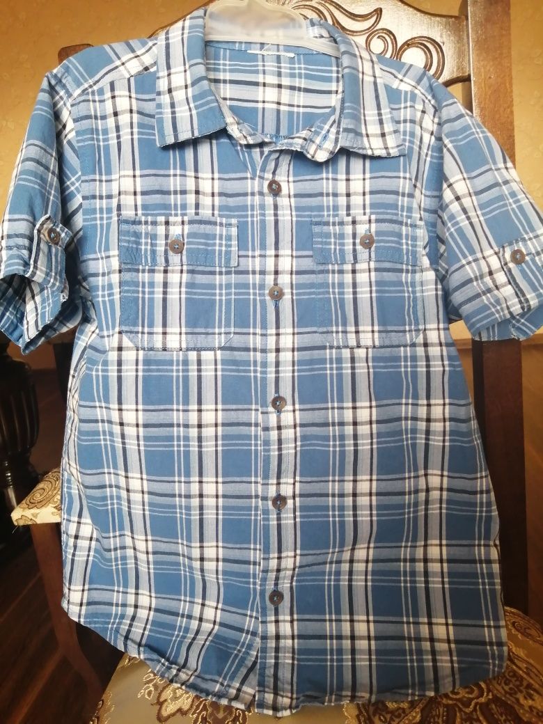 Рубашка летодля мальчика 9-11лет/ сорочка для хлопчика 9-11 років нова