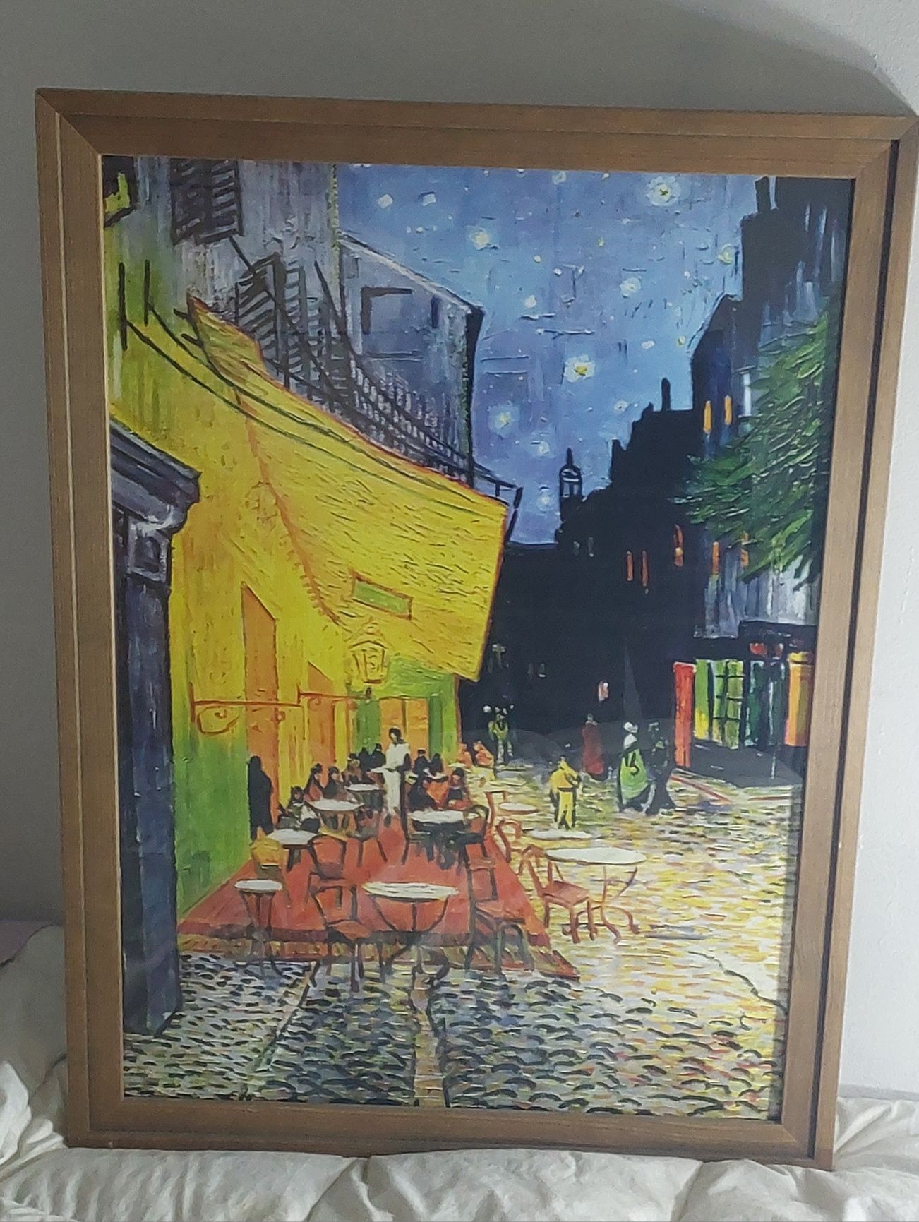 Quadro Terraço do Café à Noite, Vincent van Gogh 57x77 cm