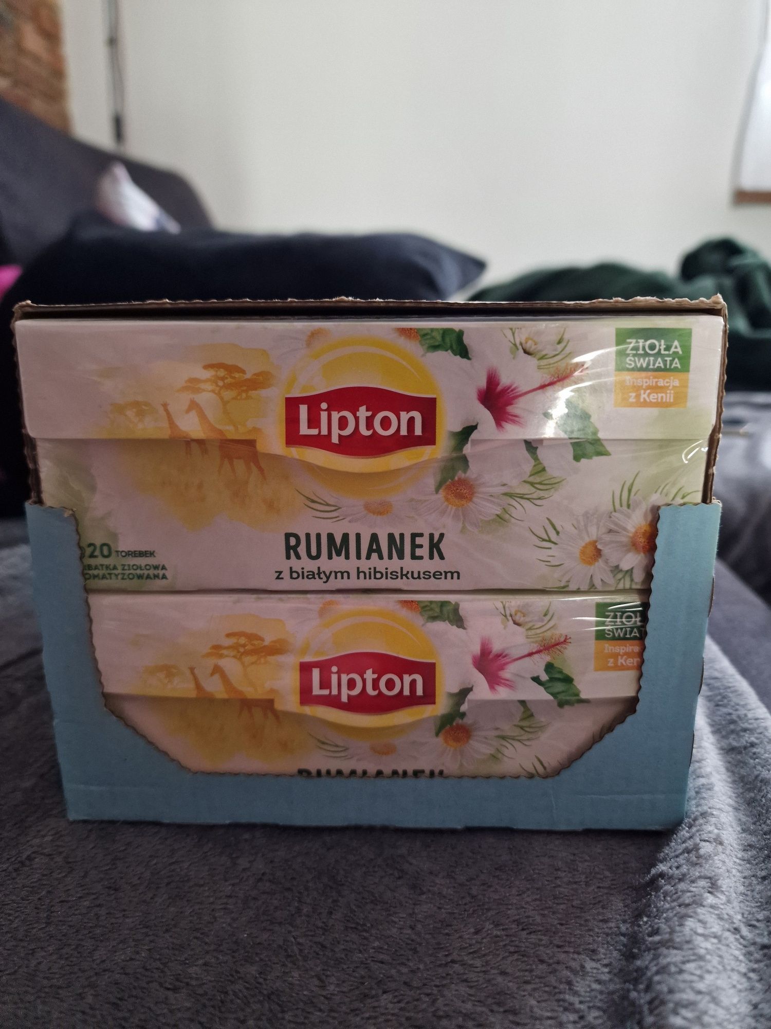 Lipton Rumianek z białym hibiskusem dla Michała