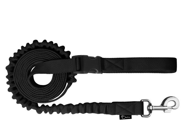 Smycz z pasem i amortyzatorem do biegania z psem 2,8m